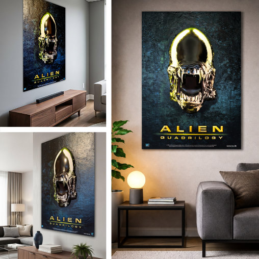 Alien Quadrilogy: 3D Wallplaque, Typ: 3D Wallplaque