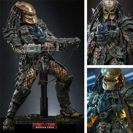 Alien vs. Predator: Broken Tusk Predator, 1/6 Figur von Hot Toys