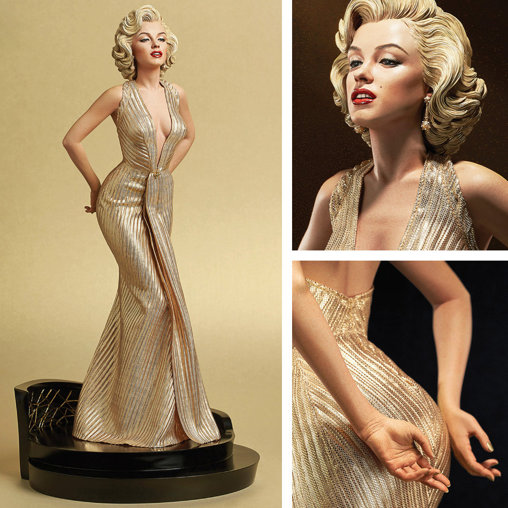 Blondinen bevorzugt: Marilyn Monroe, Typ: Statue