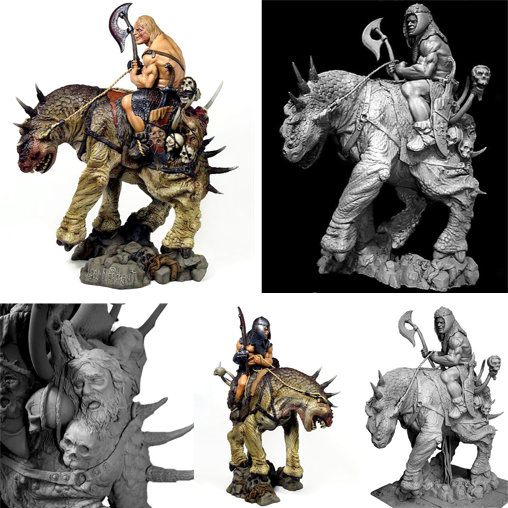 Kent Kidwell: Head Merchant, Modell-Bausatz von Warlord Studios