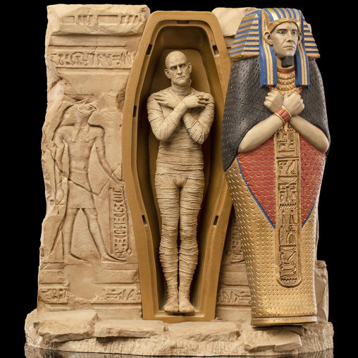 Die Mumie: The Mummy Diorama - Deluxe, Statue von Iron Studios