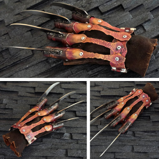 Nightmare on Elm Street - Remake 2010: Freddy Krueger Handschuh, Fertig-Modell von SPACEart