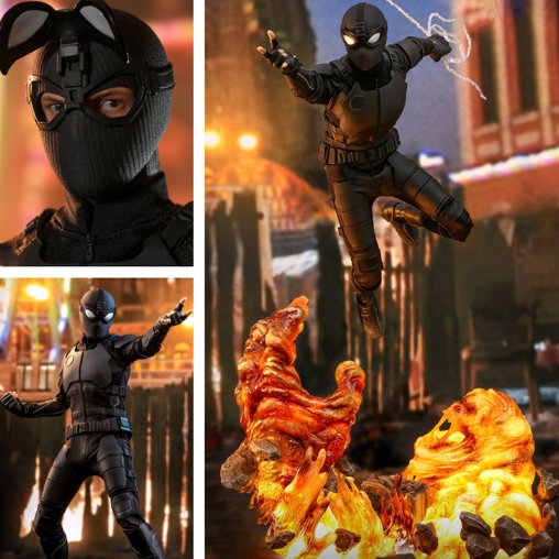 Spider-Man - Far From Home: Spider-Man Stealth Suit - Deluxe, 1/6 Figur