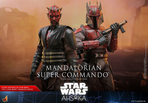 Star Wars - Ahsoka: Mandalorian Super Commando, 1/6 Figur ... https://spaceart.de/produkte/sw187-mandalorian-super-commando-figur-hot-toys.php