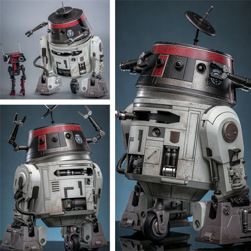 Star Wars: Chopper C1-10P, BD-1 und Mausdroide MSE-6, Typ: 1/6 Figur