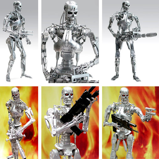 Terminator 2: T-800 Indestructible Endoskeleton, 1/6 Figur von Hot Toys