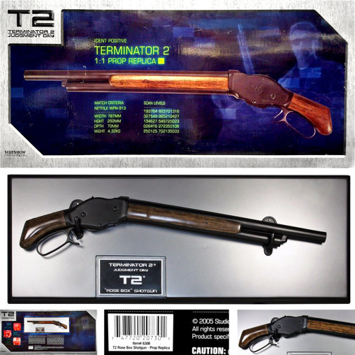 Terminator 2: Rose Box Shotgun Replica, Fertig-Modell von Sideshow