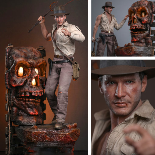 Indiana Jones und der Tempel des Todes: Indiana Jones - Deluxe, Typ: 1/6 Figur