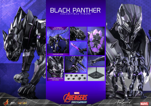 Marvels Avengers Mech Strike: Black Panther, 1/6 Figur ... https://spaceart.de/produkte/mam001-black-panther-figur.php