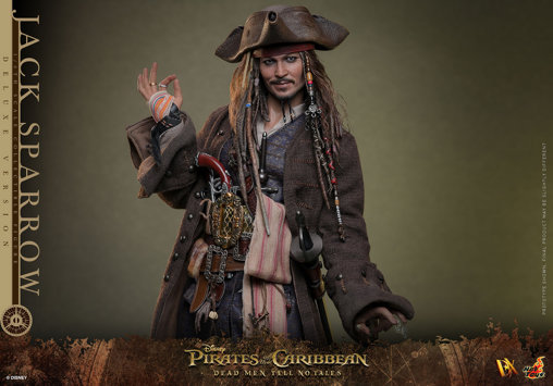 Pirates of the Caribbean - Dead Men Tell No Tales: Jack Sparrow - Deluxe, 1/6 Figur ... https://spaceart.de/produkte/poc001-jack-sparrow-deluxe-figur-hot-toys.php