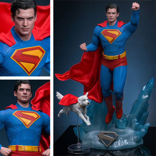 Superman: Superman und Krypto, Typ: 1/6 Figur