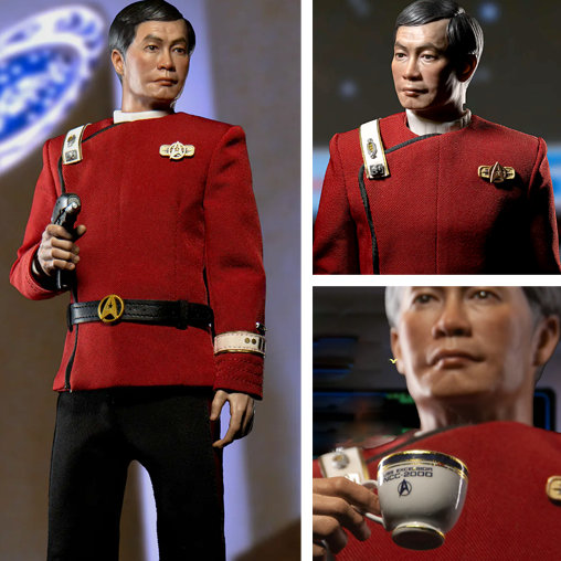 Star Trek VI - The Undiscovered Country: Captain Hikaru Sulu, Typ: 1/6 Figur