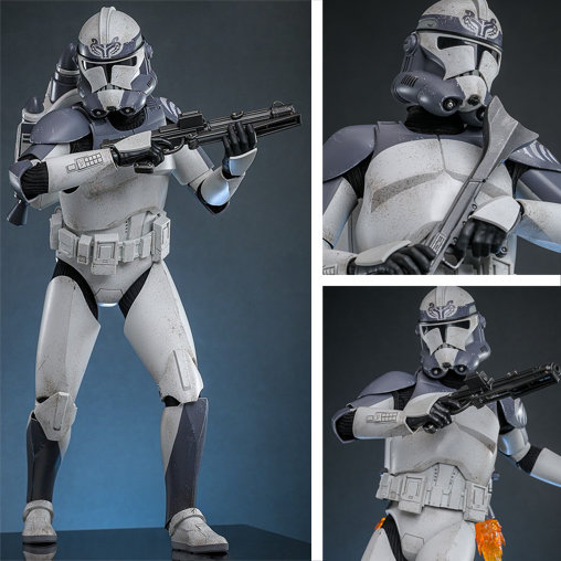 Star Wars - The Clone Wars: 104th Battalion Wolfpack Clone Trooper, Typ: 1/6 Figur