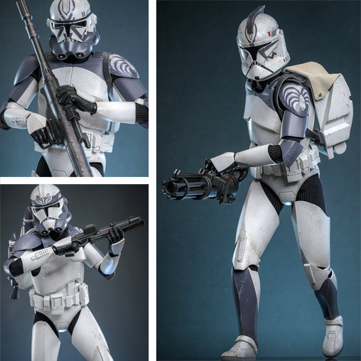 Star Wars - The Clone Wars: 104th Battalion Wolfpack Clone Trooper - Deluxe, Typ: 1/6 Figur
