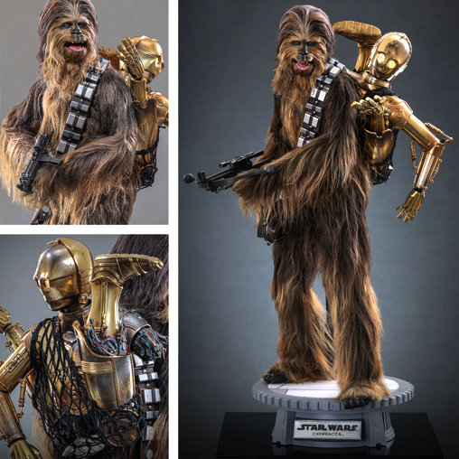Star Wars - Episode V - The Empire Strikes Back: Chewbacca with disassembled C-3PO, Typ: 1/6 Figur